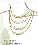 Turquoise + Gold Disc Necklace - 24"