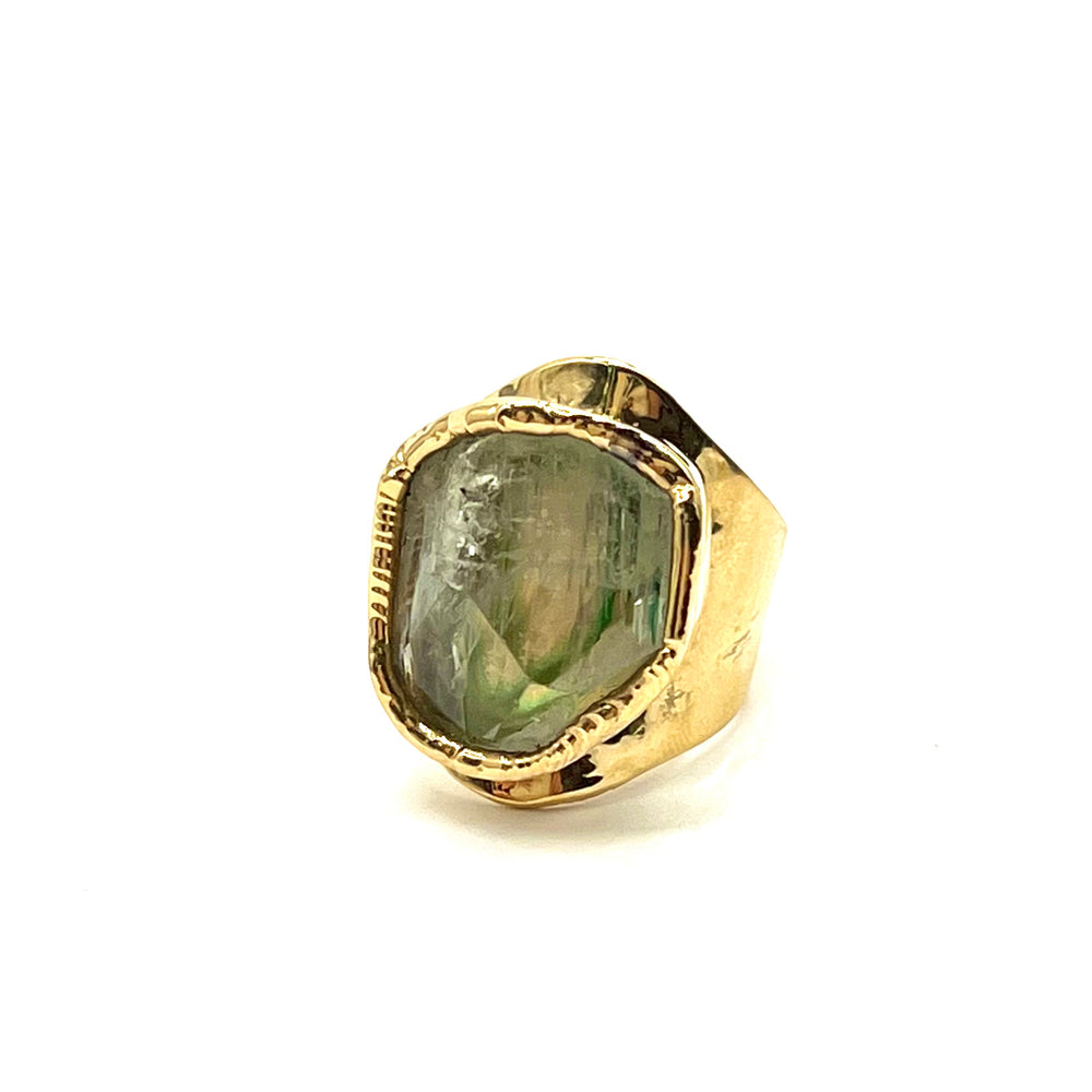 
            
                Load image into Gallery viewer, Grey Opal Cuff Ring
            
        